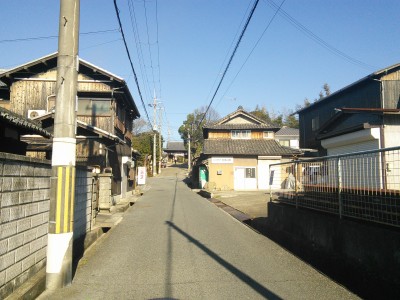 日岡神社入り口