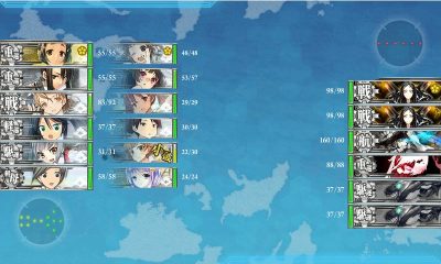 戦艦ル級flagship２隻と空母ヲ級改flagship